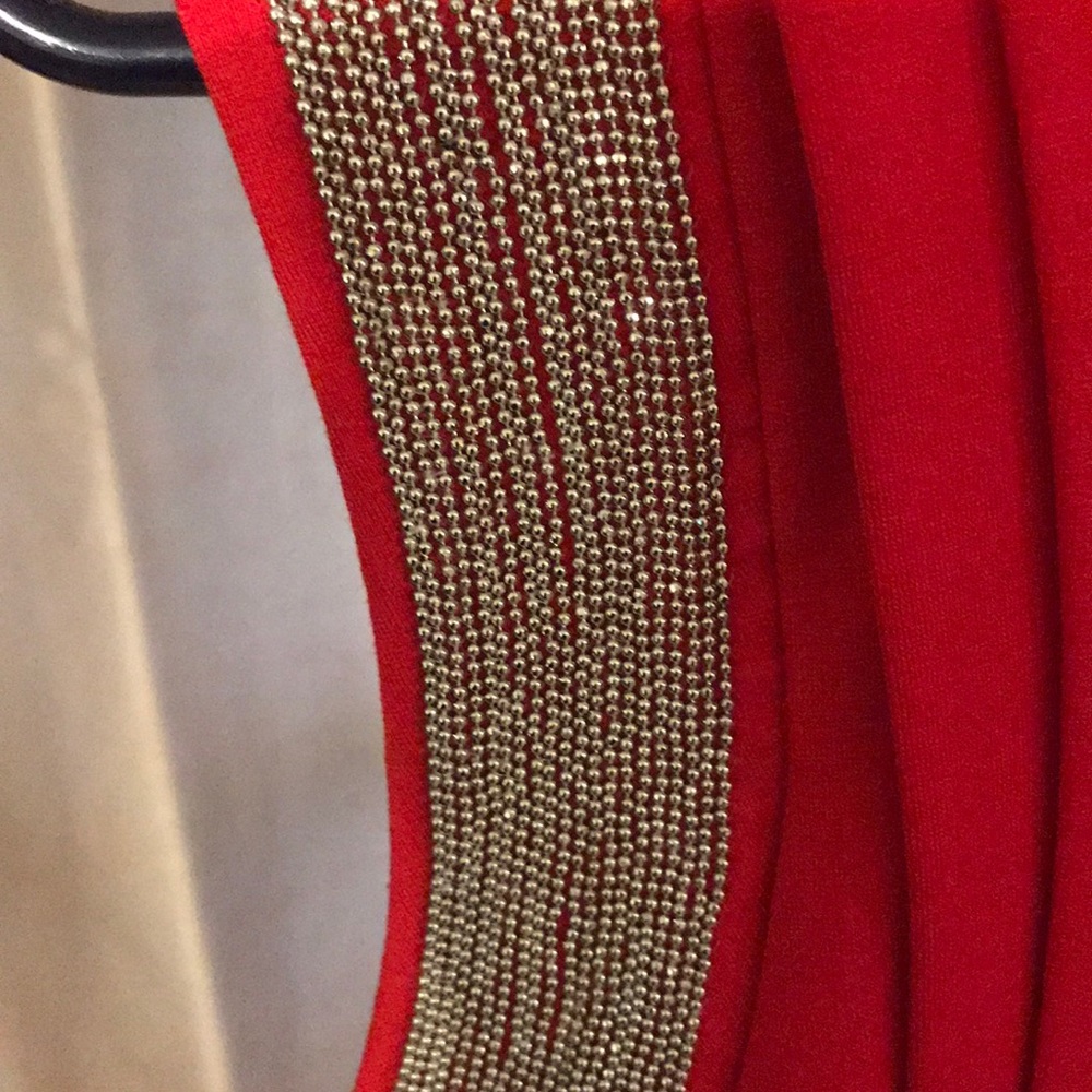 Red Cocktail Dress - Picture 3 of 5